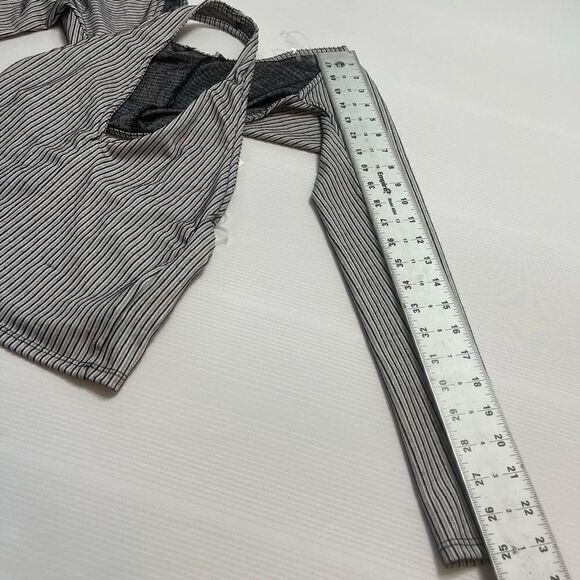 NWT Pretty Garbage Bolero Halter Top Set Grey Black 2Pc Set Size Medium New - Picture 3 of 9